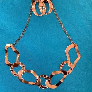 Rose gold necklace